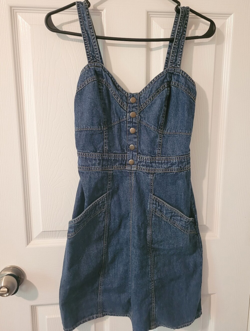 100% Cotton Blue Denim Dress